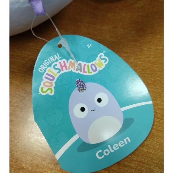 Squishmallows Coleen The Chameleon 11” Lavender Kellytoy New w/ Tag F8C - Picture 4 of 7